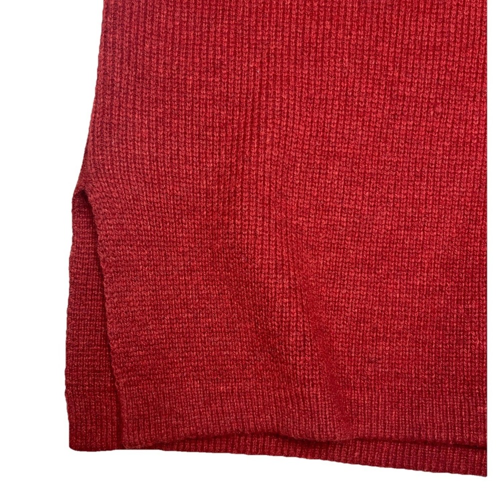 Pendleton Women's XL Sweater Red Lambswool Blend Southwest Aztec Geometric Print - Picture 7 of 13